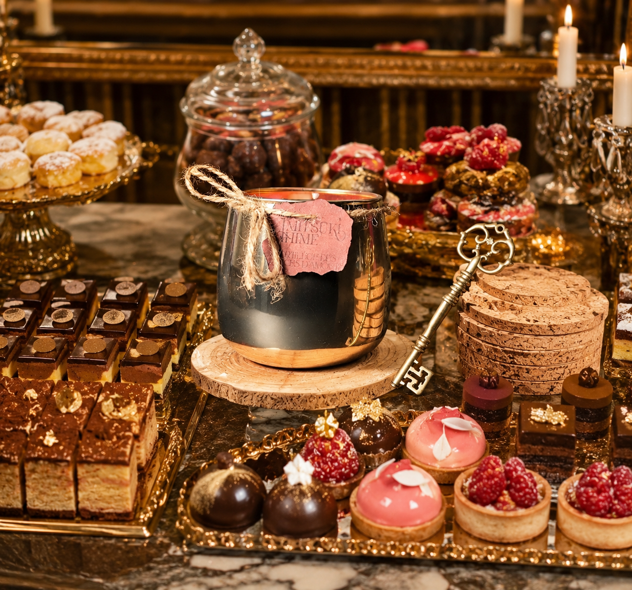 Bougie "Sortilège des délices d'amour"